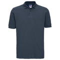 French Navy - Front - Russell Mens Classic Cotton Pique Polo Shirt