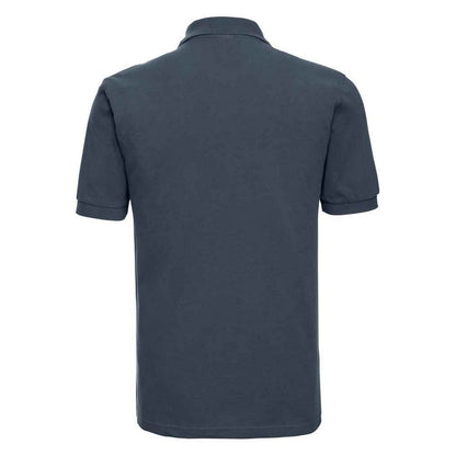 French Navy - Back - Russell Mens Classic Cotton Pique Polo Shirt