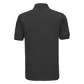 Black - Back - Russell Mens Classic Cotton Pique Polo Shirt