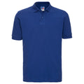 Bright Royal Blue - Front - Russell Mens Classic Cotton Pique Polo Shirt