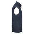 French Navy - Side - Russell Mens Outdoor Fleece Gilet