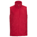 Classic Red - Front - Russell Mens Outdoor Fleece Gilet