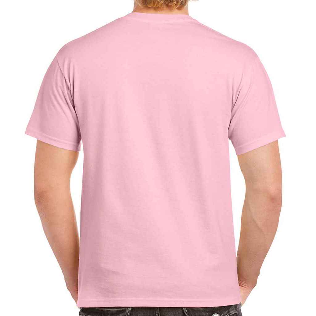 Light Pink - Back - Gildan Mens Heather Heavy T-Shirt
