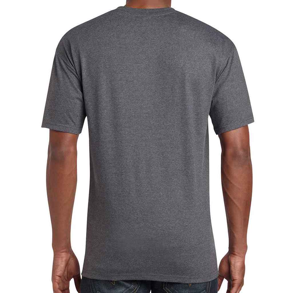 Tweed - Back - Gildan Mens Heather Heavy T-Shirt