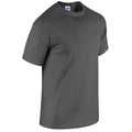 Dark Heather - Side - Gildan Mens Heather Heavy T-Shirt