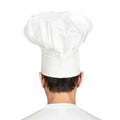 White - Back - Dennys Tall Chef Hat