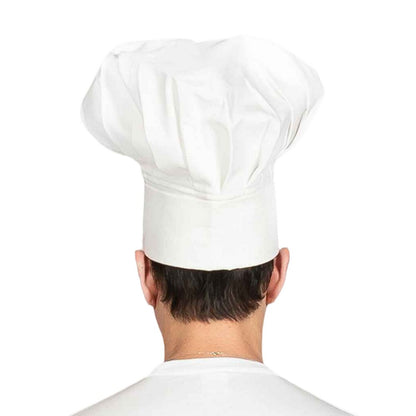White - Back - Dennys Tall Chef Hat