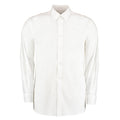 White - Front - Kustom Kit Mens Workforce Classic Long-Sleeved Shirt