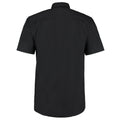 Black - Back - Kustom Kit Mens Workforce Classic Short-Sleeved Shirt