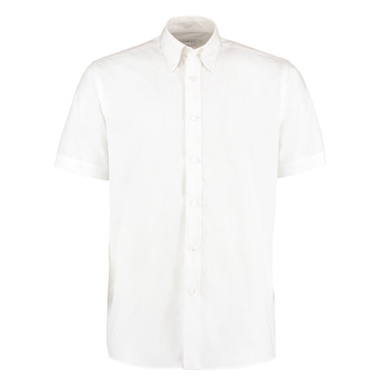 White - Front - Kustom Kit Mens Workforce Classic Short-Sleeved Shirt