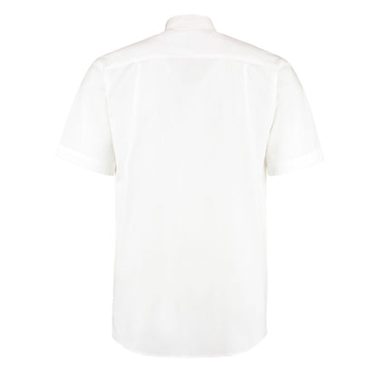 White - Back - Kustom Kit Mens Workforce Classic Short-Sleeved Shirt
