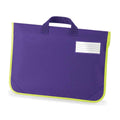 Purple - Back - Quadra Hi-Vis Book Bag