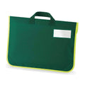 Bottle Green - Back - Quadra Hi-Vis Book Bag