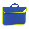 Bright Royal Blue - Front - Quadra Hi-Vis Book Bag