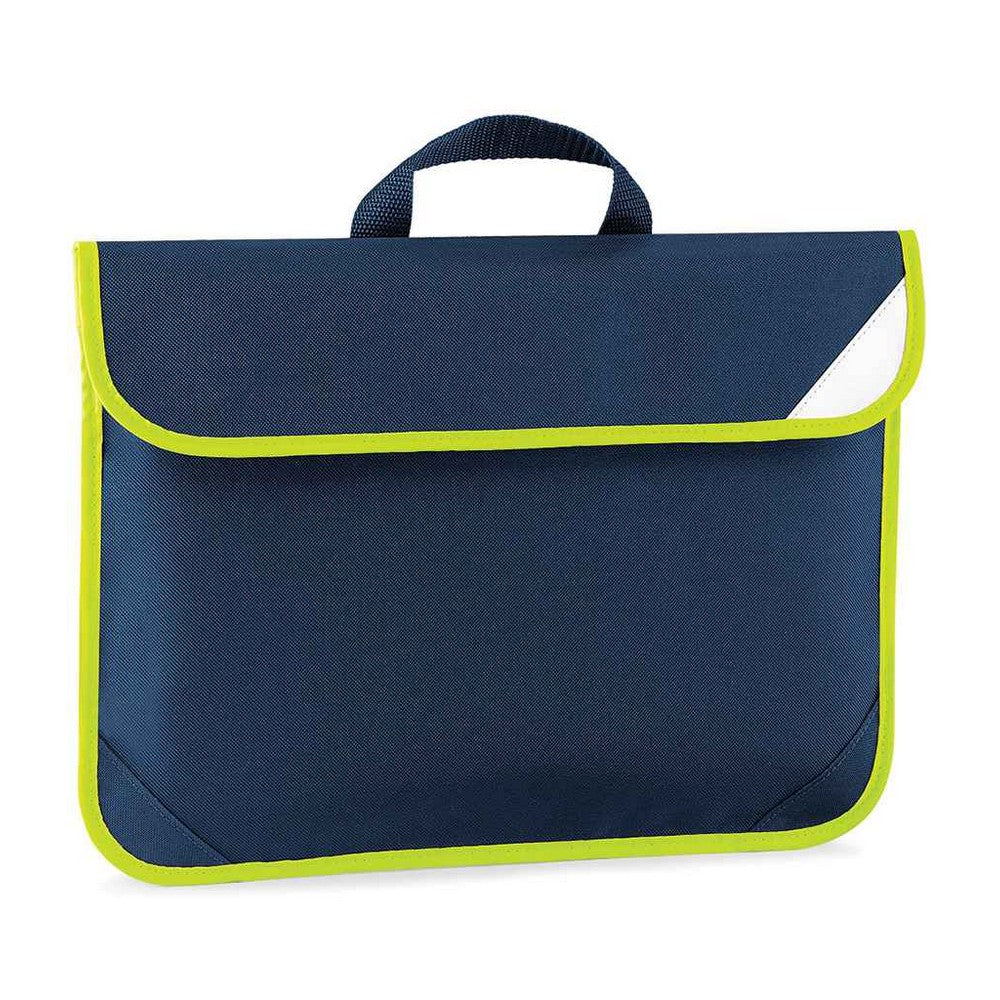 French Navy - Front - Quadra Hi-Vis Book Bag