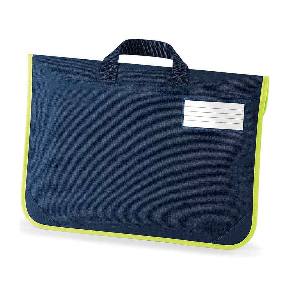 French Navy - Back - Quadra Hi-Vis Book Bag