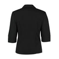 Black - Back - Kustom Kit Womens-Ladies Continental 3-4 Sleeve Shirt