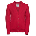 Classic Red - Front - Jerzees Schoolgear Childrens-Kids Cardigan