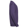 Purple - Side - Jerzees Schoolgear Childrens-Kids Cardigan