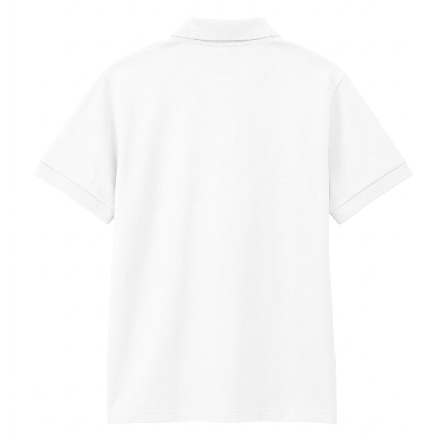 White - Back - Gildan Mens Jersey Polo Shirt