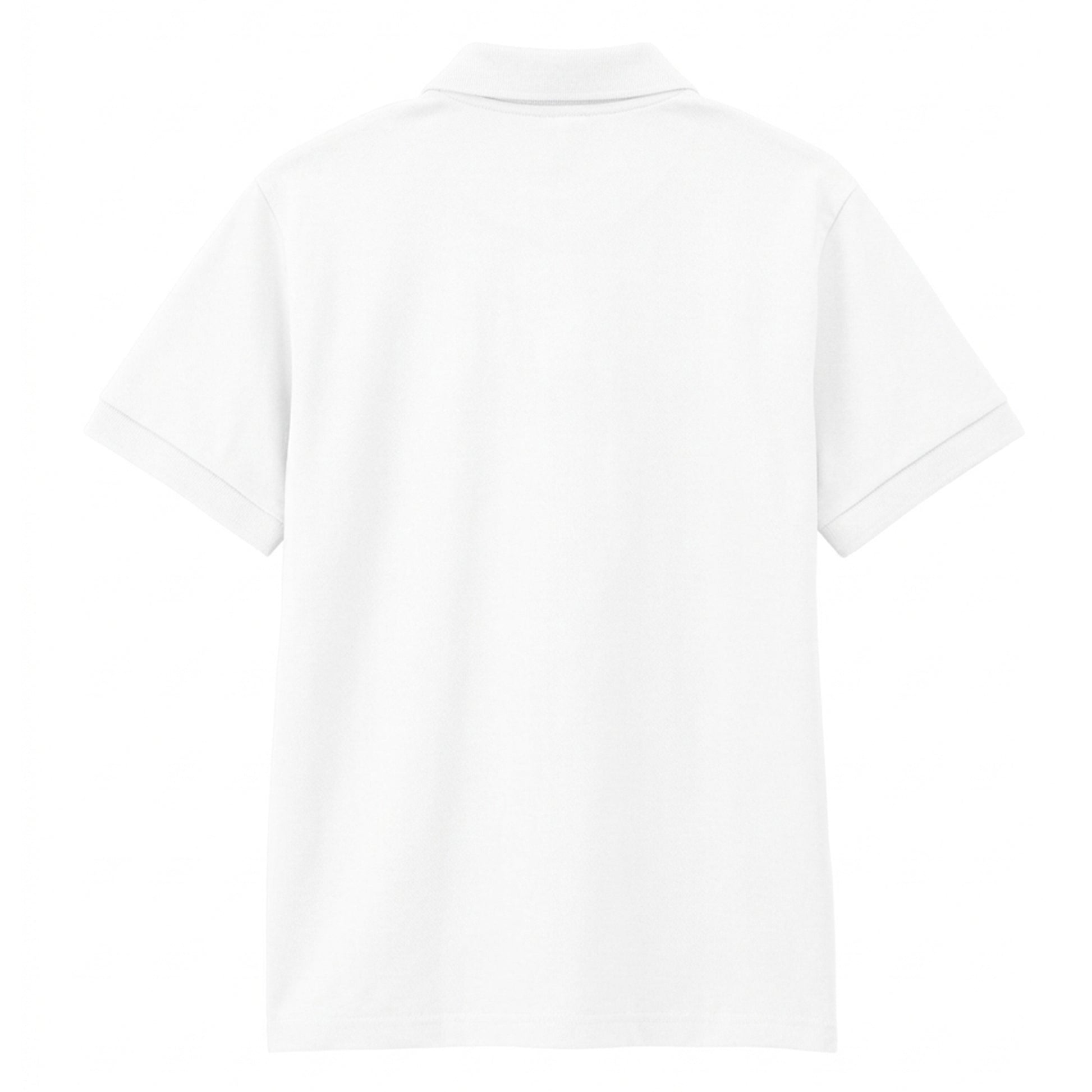 White - Back - Gildan Mens Jersey Polo Shirt