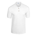 White - Front - Gildan Mens Jersey Polo Shirt