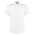 White - Front - Kustom Kit Mens Premium Corporate Short-Sleeved Shirt
