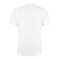White - Back - Kustom Kit Mens Premium Corporate Short-Sleeved Shirt