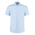 Light Blue - Front - Kustom Kit Mens Premium Corporate Short-Sleeved Shirt