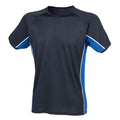 Navy - Front - Finden & Hales Childrens-Kids Team Performance T-Shirt