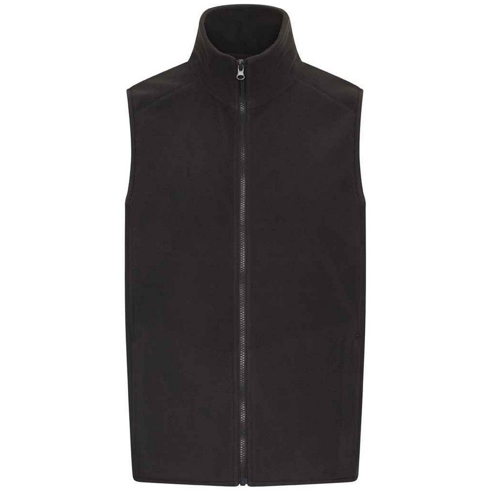 Charcoal - Front - PRO RTX Unisex Adult Fleece Gilet
