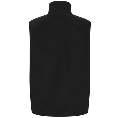 Black - Back - PRO RTX Unisex Adult Fleece Gilet