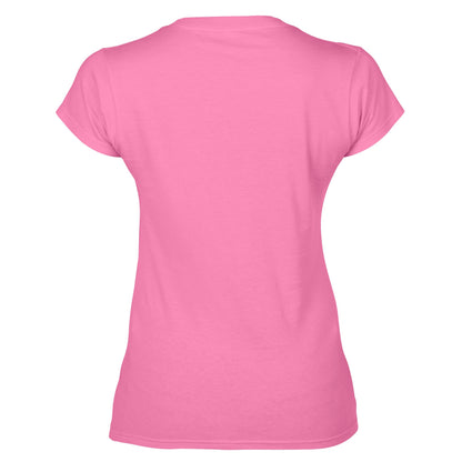 Azalea - Back - Gildan Womens-Ladies Soft Style V Neck T-Shirt