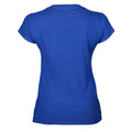 Royal Blue - Back - Gildan Womens-Ladies Soft Style V Neck T-Shirt