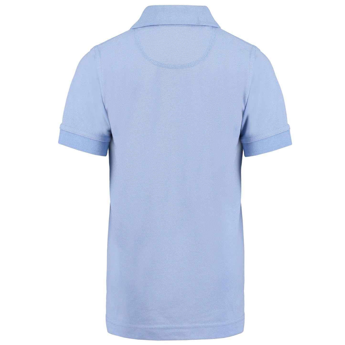 Light Blue - Back - Kustom Kit Childrens-Kids Klassic Polycotton Pique Polo Shirt