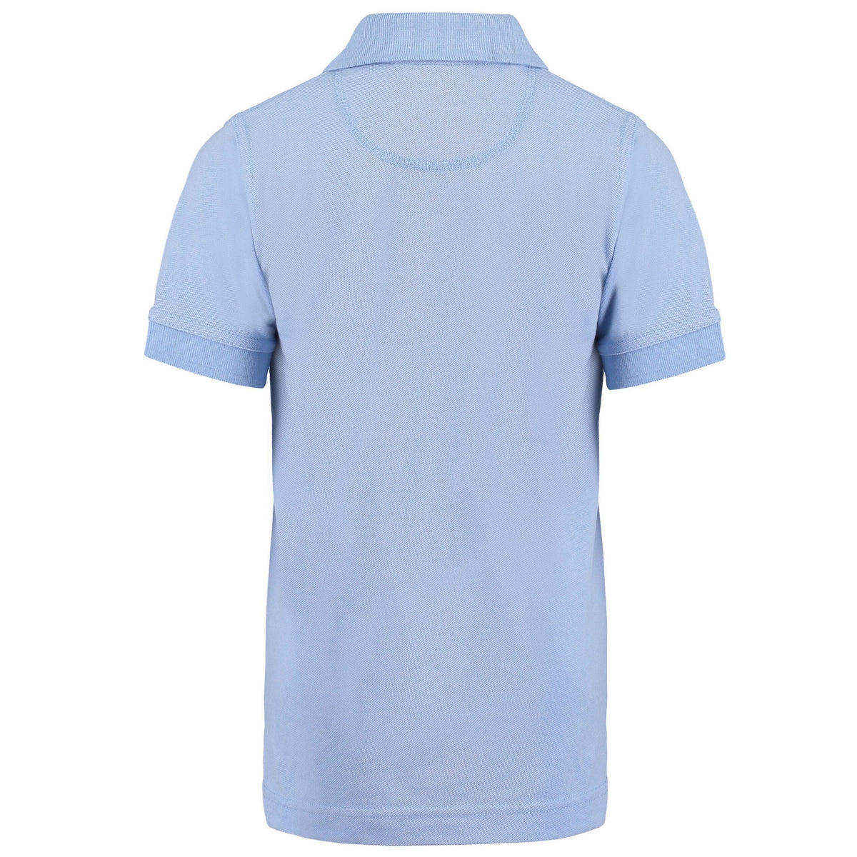 Light Blue - Back - Kustom Kit Childrens-Kids Klassic Polycotton Pique Polo Shirt