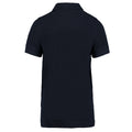 Navy - Back - Kustom Kit Childrens-Kids Klassic Polycotton Pique Polo Shirt