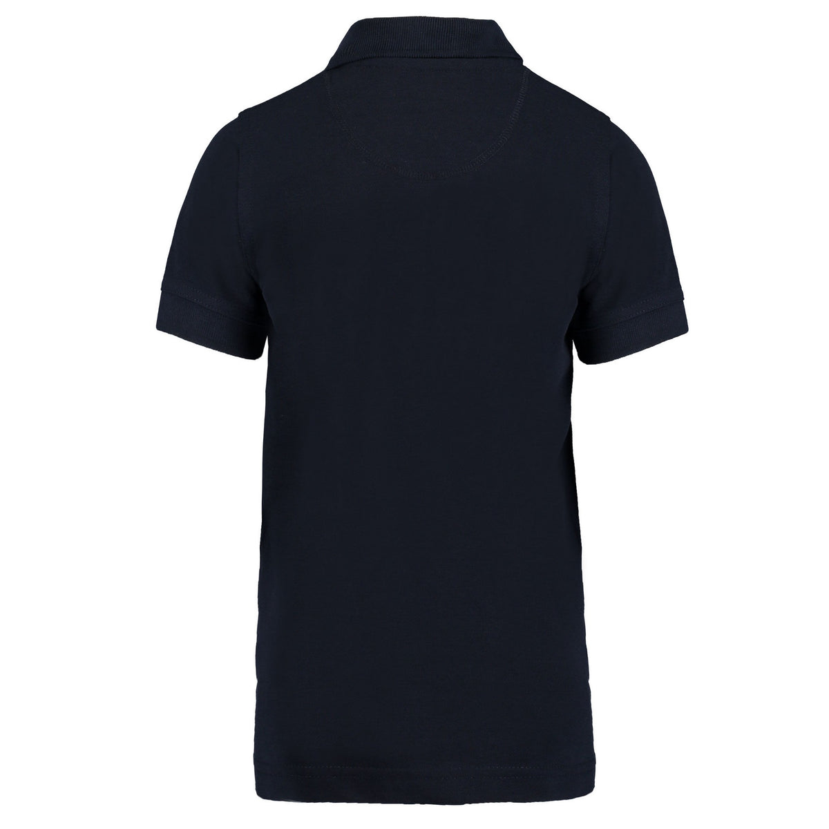 Navy - Back - Kustom Kit Childrens-Kids Klassic Polycotton Pique Polo Shirt