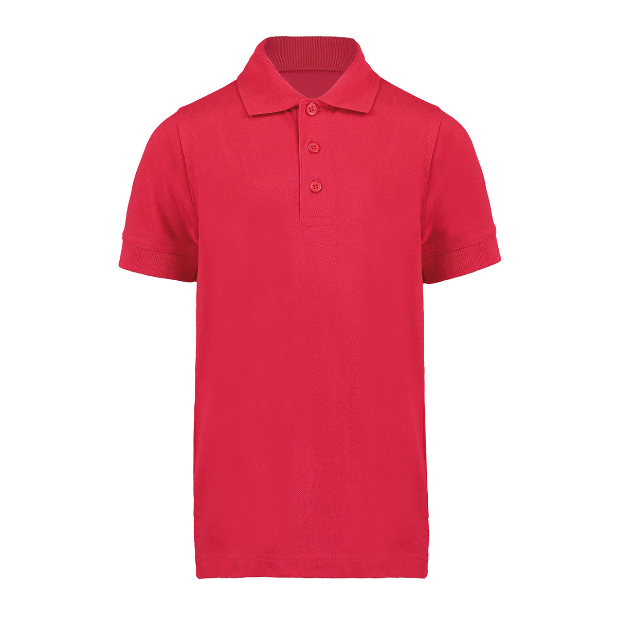 Red - Front - Kustom Kit Childrens-Kids Klassic Polycotton Pique Polo Shirt