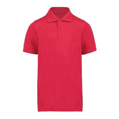 Red - Front - Kustom Kit Childrens-Kids Klassic Polycotton Pique Polo Shirt