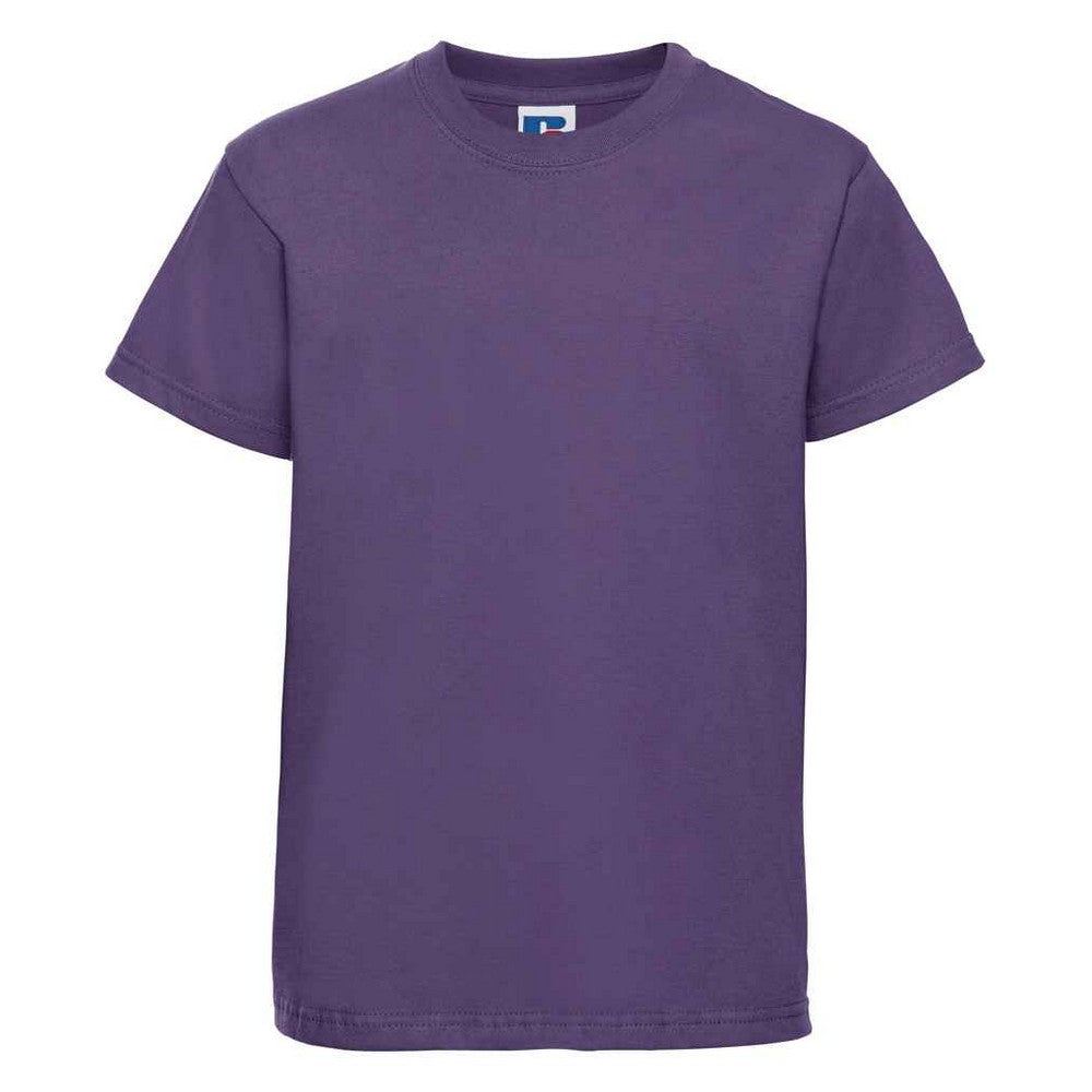 Purple - Front - Jerzees Schoolgear Childrens-Kids Classic Plain Ringspun Cotton T-Shirt
