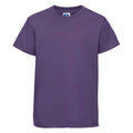 Purple - Front - Jerzees Schoolgear Childrens-Kids Classic Plain Ringspun Cotton T-Shirt