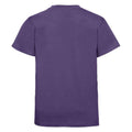Purple - Back - Jerzees Schoolgear Childrens-Kids Classic Plain Ringspun Cotton T-Shirt