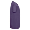 Purple - Side - Jerzees Schoolgear Childrens-Kids Classic Plain Ringspun Cotton T-Shirt