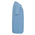 Sky Blue - Side - Jerzees Schoolgear Childrens-Kids Classic Plain Ringspun Cotton T-Shirt