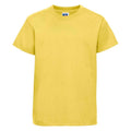 Yellow - Front - Jerzees Schoolgear Childrens-Kids Classic Plain Ringspun Cotton T-Shirt