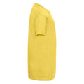Yellow - Side - Jerzees Schoolgear Childrens-Kids Classic Plain Ringspun Cotton T-Shirt