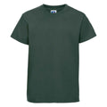 Bottle Green - Front - Jerzees Schoolgear Childrens-Kids Classic Plain Ringspun Cotton T-Shirt