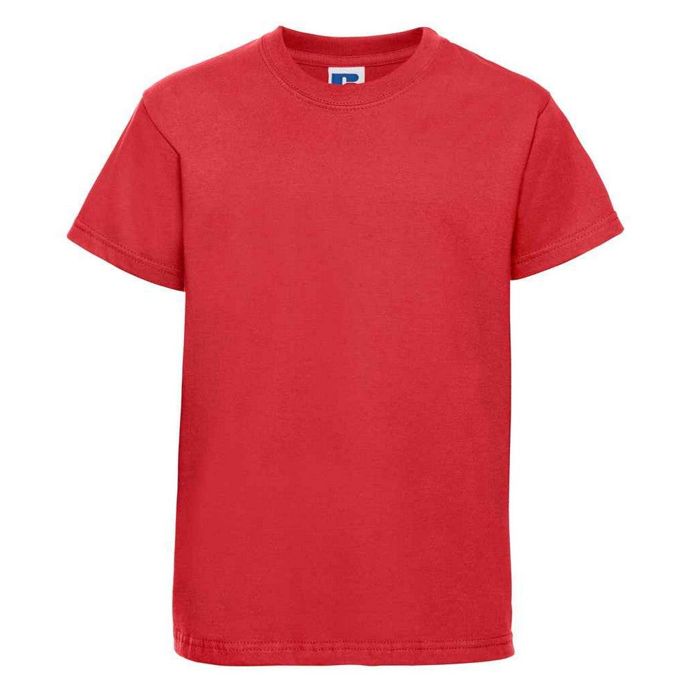 Bright Red - Front - Jerzees Schoolgear Childrens-Kids Classic Plain Ringspun Cotton T-Shirt