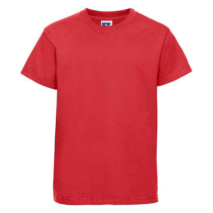 Bright Red - Front - Jerzees Schoolgear Childrens-Kids Classic Plain Ringspun Cotton T-Shirt